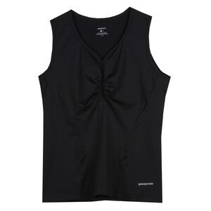 Patagonia Black V-Neck Sleeveless Top